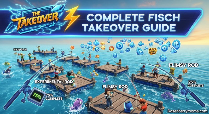 Roblox Fisch Takeover All Challenges & Rewards Guide
