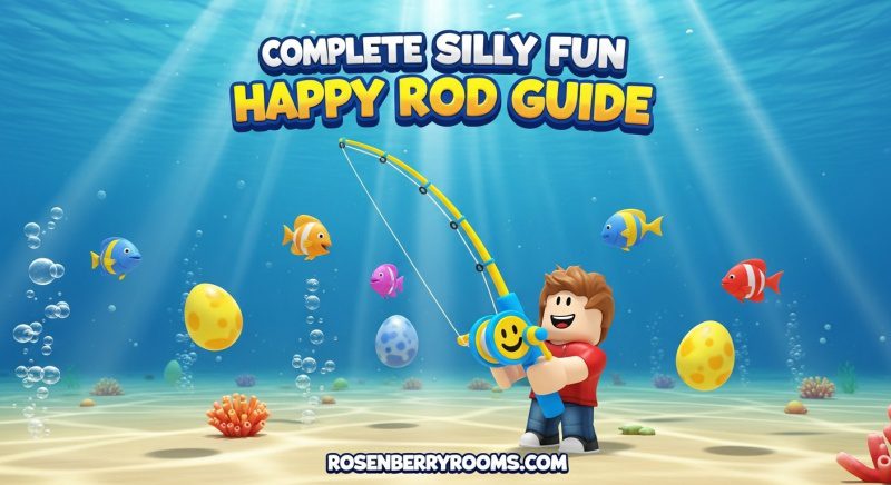 Silly Fun Happy Rod in Fisch Roblox