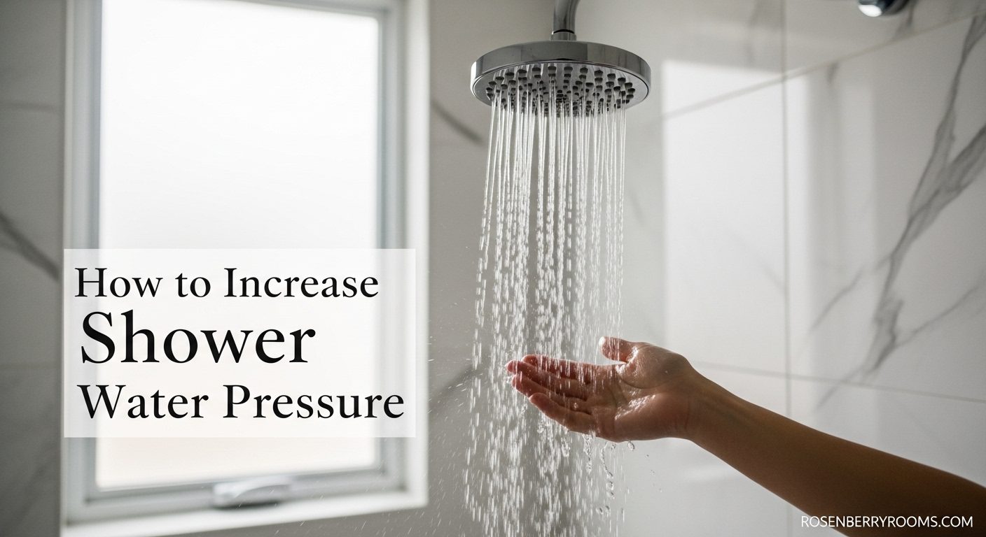 Ways to Increase Shower Water Pressure Fast