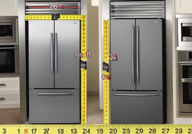 26 Cu Ft Vs 28 Cu Ft Refrigerator [cy]: Complete Size Comparison Guide - Rosenberry Rooms