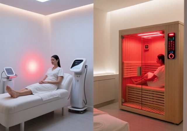 Red Light Therapy vs Infrared Sauna [cy]: Complete Comparison Guide - Rosenberry Rooms