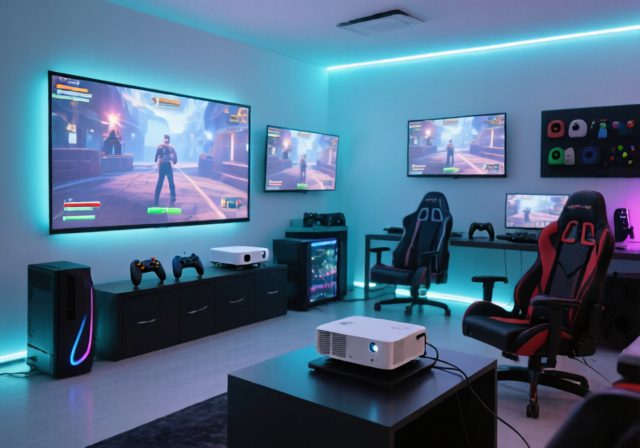 Best Gaming Projector [cy]: 10 Models Tested for Input Lag & Performance - Rosenberry Rooms