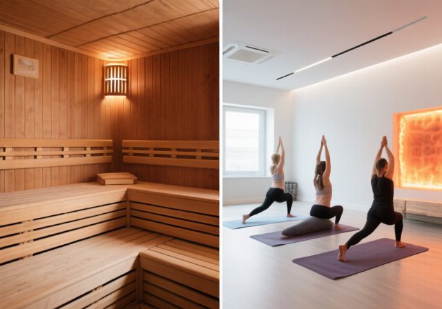 Sauna vs Hot Yoga [cy]: Complete Guide to Heat Therapy Benefits - Rosenberry Rooms