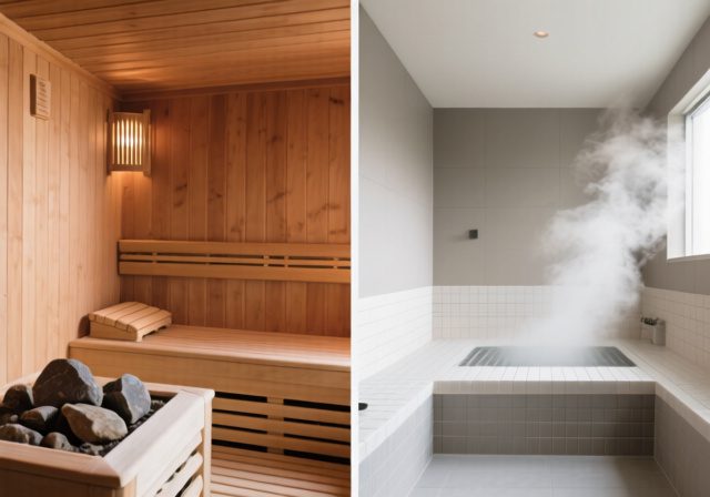 Sauna vs Steam Room [cy]: Which Heat Therapy Is Right for You? - Rosenberry Rooms
