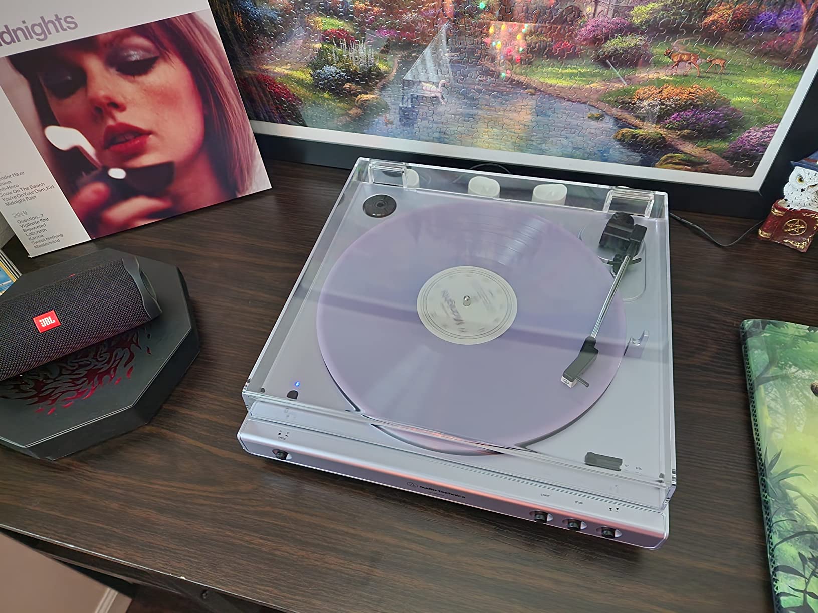 Audio-Technica AT-LP60XBT-BK Fully Automatic Wireless Belt-Drive Turntable (Black) (ATLP60XBTBK) - Customer Photo 1