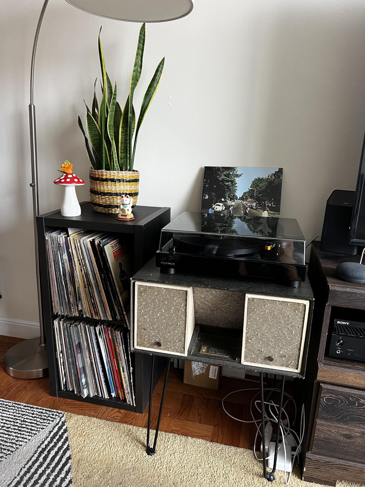 Fluance RT80 Classic High Fidelity Vinyl Turntable Record Player with Audio Technica AT91 Cartridge, Belt Drive, Built-in Preamp, Adjustable Counterweight, Solid Wood Plinth - Piano Black - Customer Photo 1