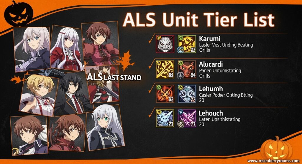 ALS Unit Tier List
