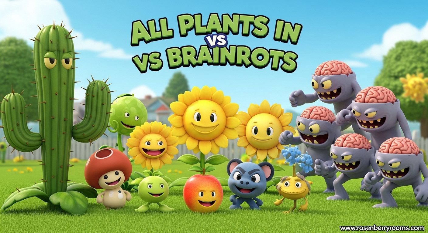 All Plants in Plants vs Brainrots