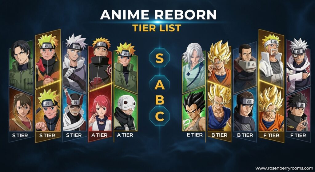 Anime Reborn Tier List 