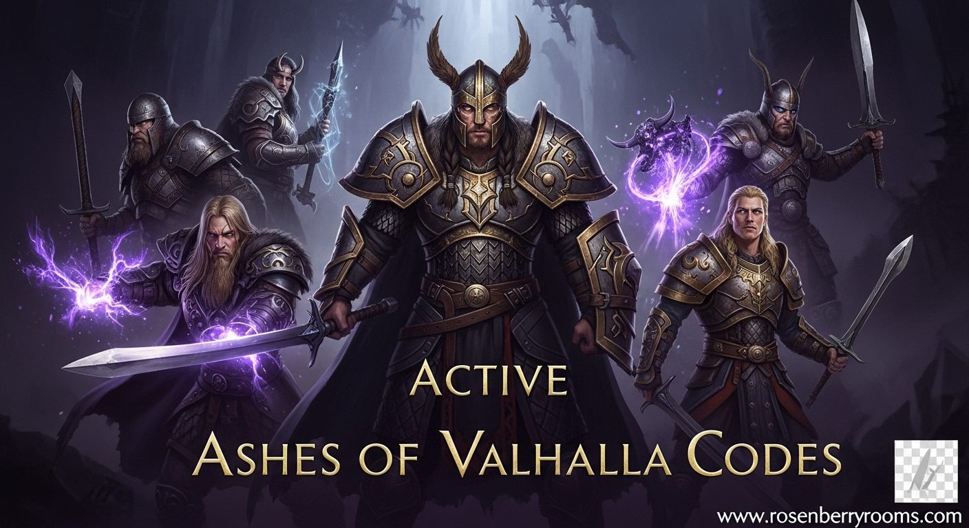 Ashes of Valhalla Codes