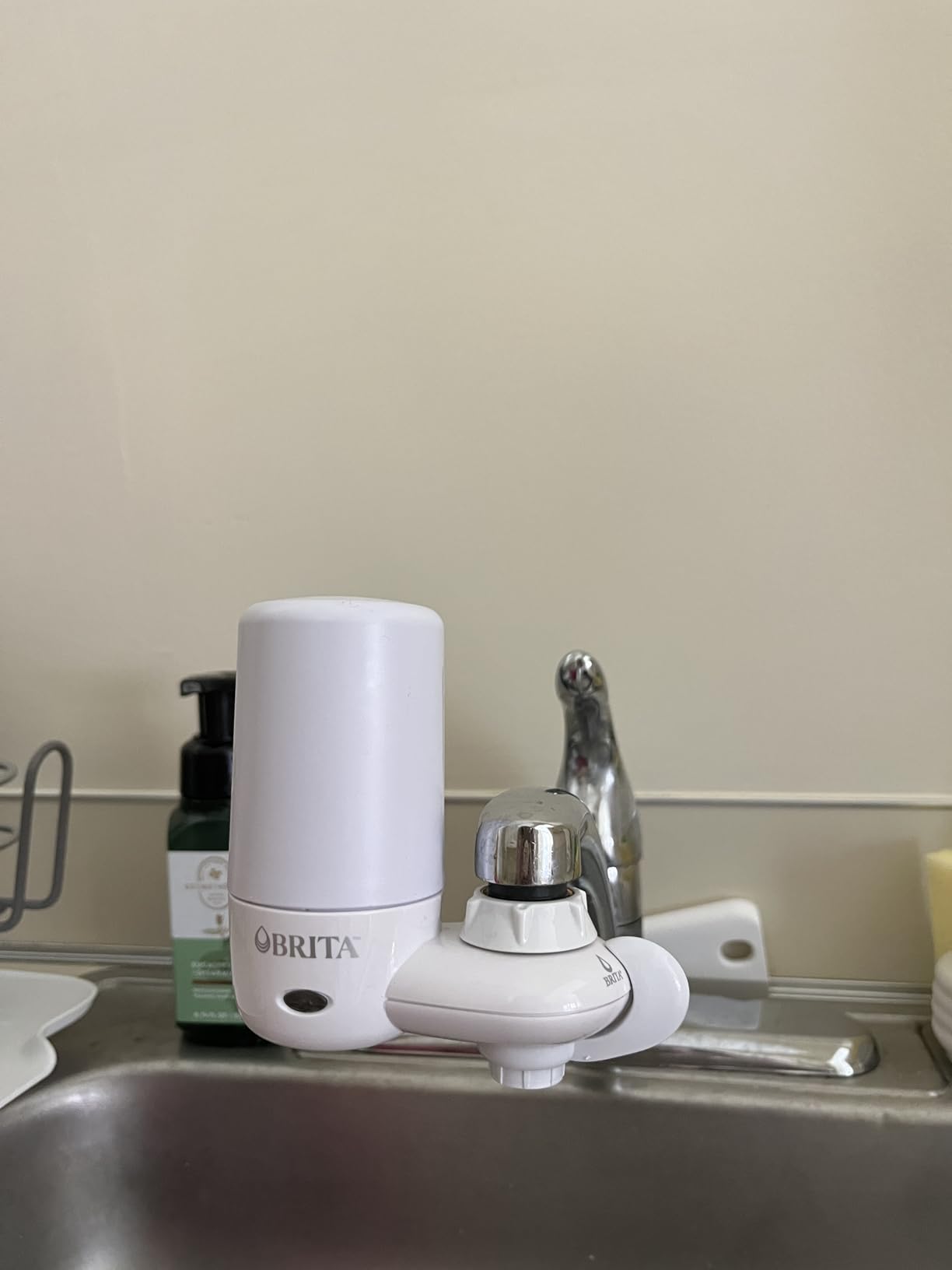 Brita Faucet Mount Water Filter System, White, No-Wait Filtration, Easy Install, Multi-Use Tap Water Filter for Kitchens, Bathrooms & Small Spaces - Customer Photo 2