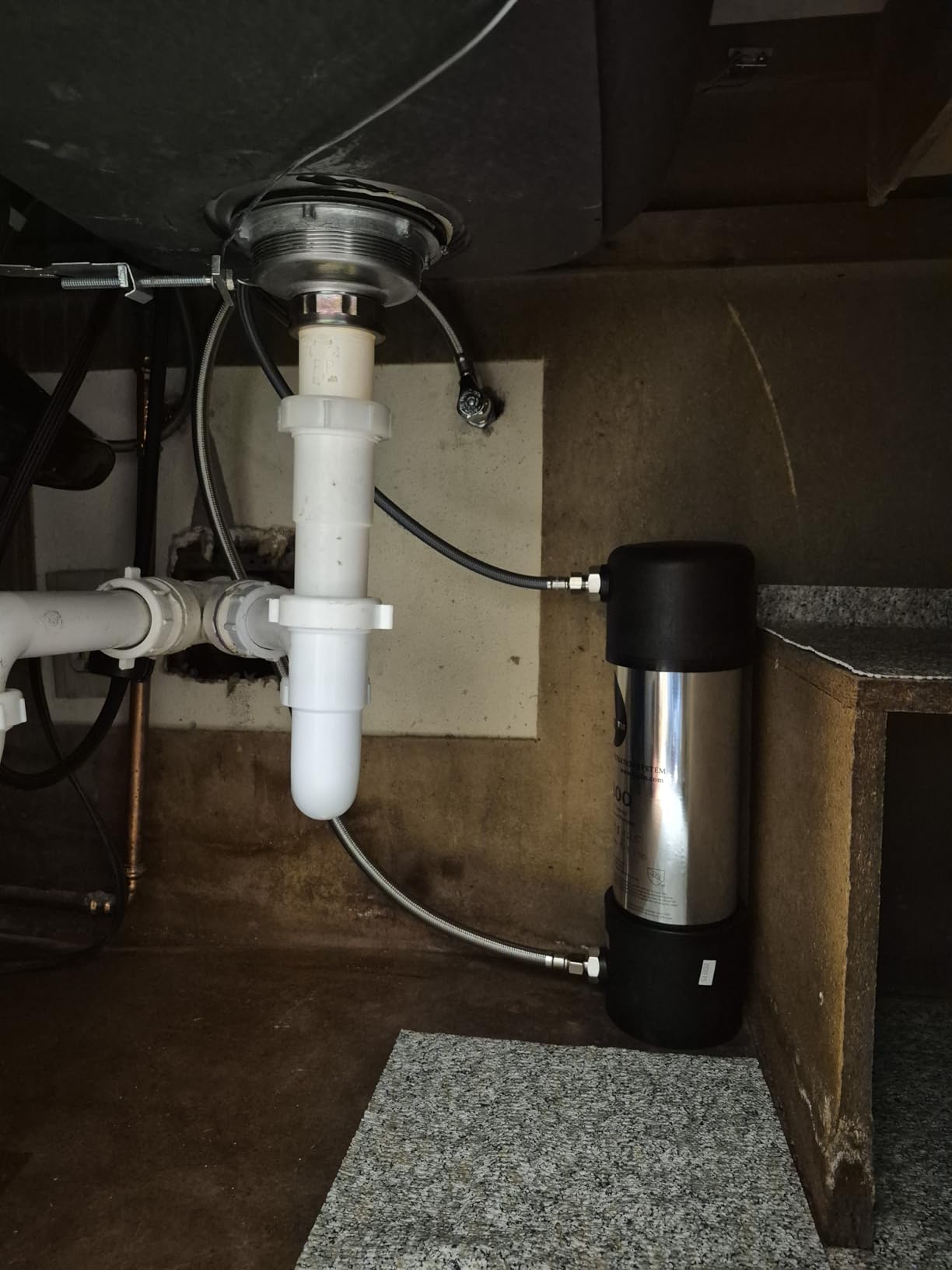 Under Sink Water Filter for Sink Faucet by CuZn, 5 Year Filtration Life, Reduces PFAs, PFOS, Lead, Chlorine, Improves Taste of Tap Water with NSF/ANSI 42 & 372 Certified High Performance - Customer Photo 2