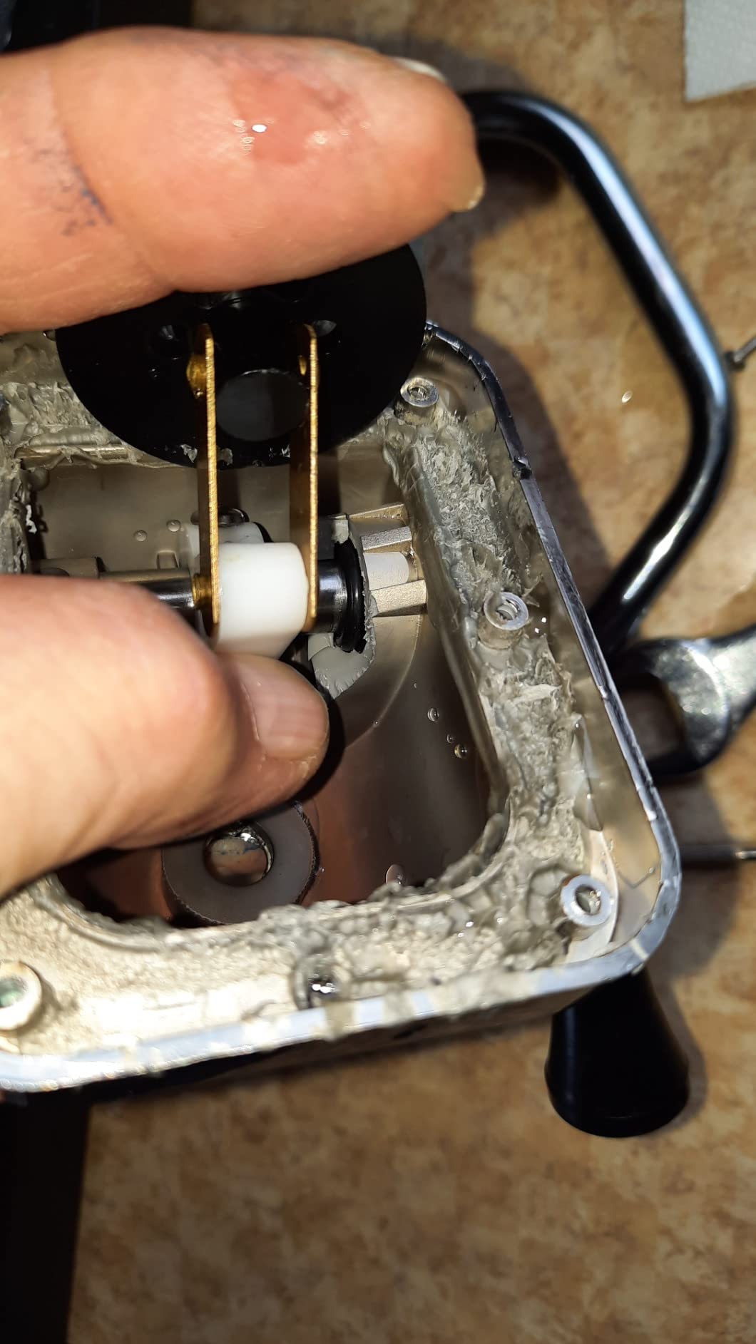 Valterra - RP800 Rocket Hand Pump for RV, Camper Holding Tank Faucet Pump - Chrome - Customer Photo 3