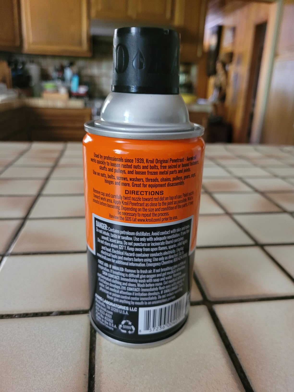 Kroil Original Penetrating Oil (Aerosol Spray-10oz Can-Single) | Penetrant for Rusted Bolts, Metal, Hinges, Chains, Moving Parts | Rust, Corrosion Inhibitor (KS102) Customer Review Kroil Original Penetrating Oil (Aerosol Spray-10oz Can-Single) | Penetrant for Rusted Bolts, Metal, Hinges, Chains, Moving Parts | Rust, Corrosion Inhibitor (KS102) - Customer Photo 2