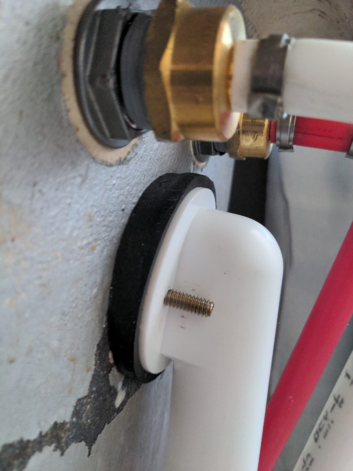 LASCO 02-3027 Bathtub Sponge Gasket for Waste And Overflow Plate, Grey - Customer Photo 2