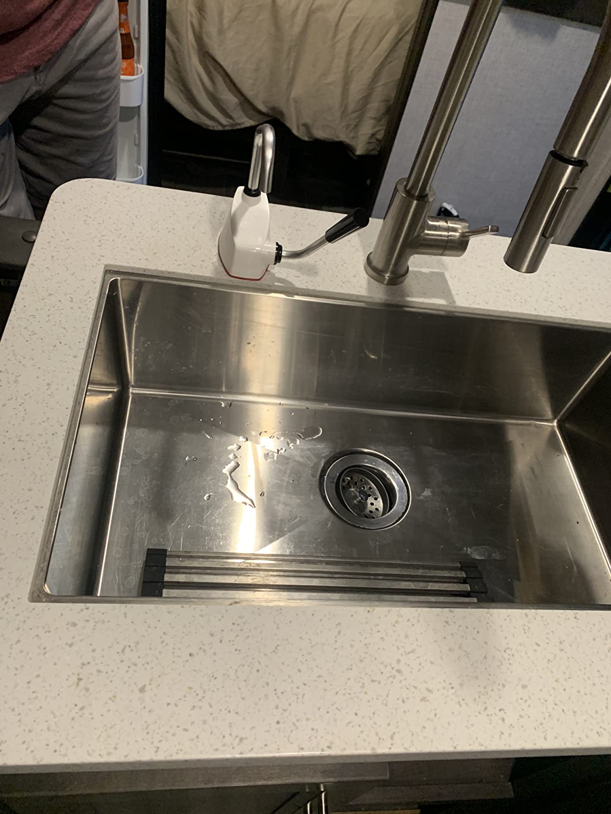 Whale GP0418 Flipper Pump Mk 4 Hand-Operated Galley Water Pump, 1/2-Inch Flexible Hose Connection, 1.85 GPM Max Flow Rate, Suitable for Fresh or Saltwater - Customer Photo 2