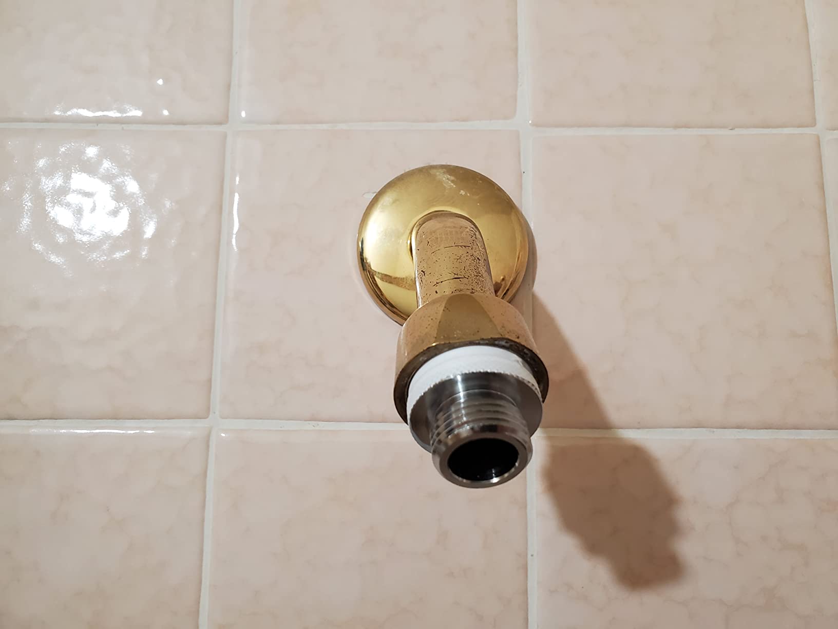 SHOWER ARM ADPTR PFISTER MfrPartNo PF1C, No Size, Chrome - Customer Photo 4