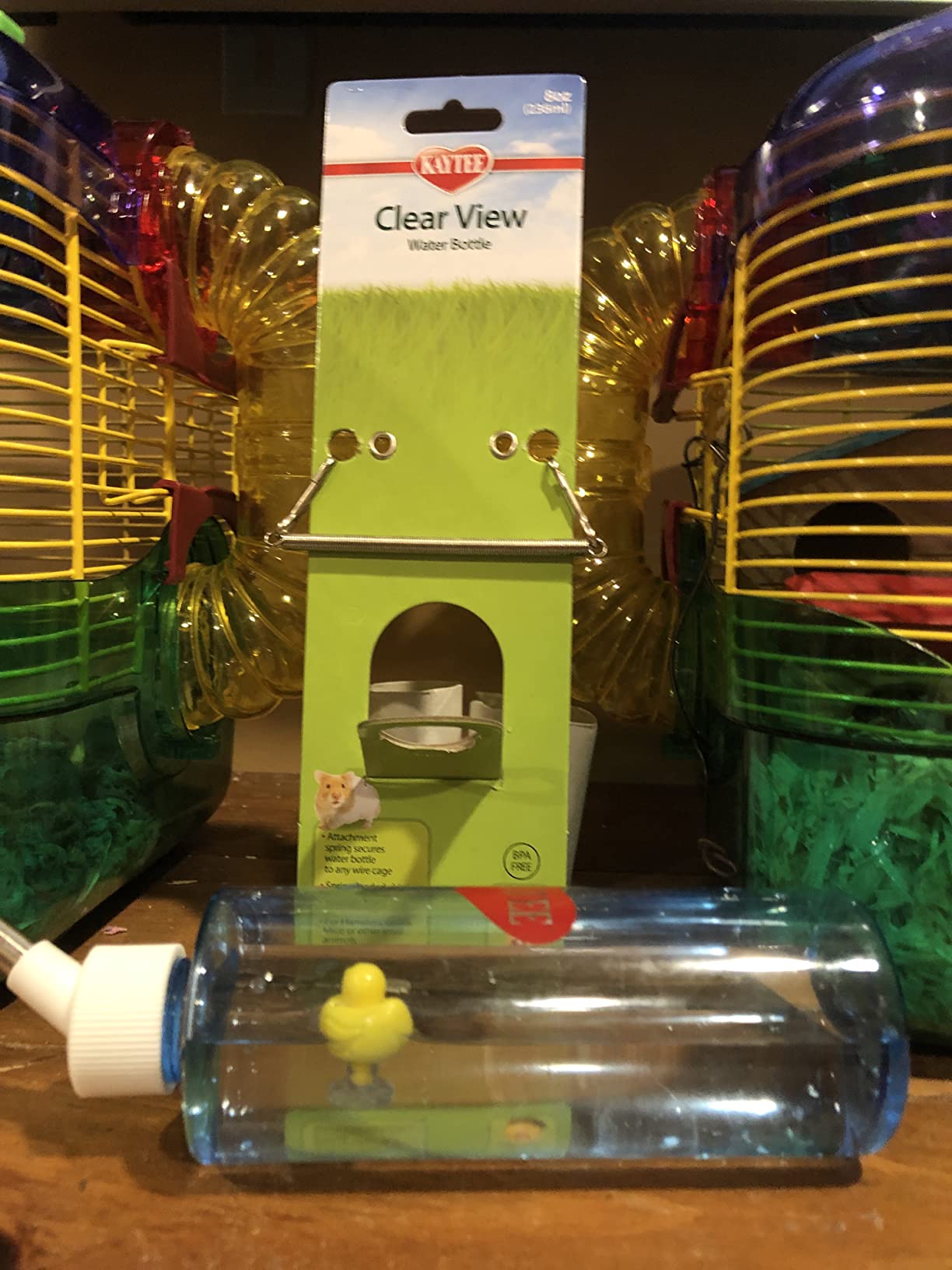 Kaytee Clear View Water Bottle for Pet Guinea Pigs, Rats and Chinchillas, 16 oz - Customer Photo 2