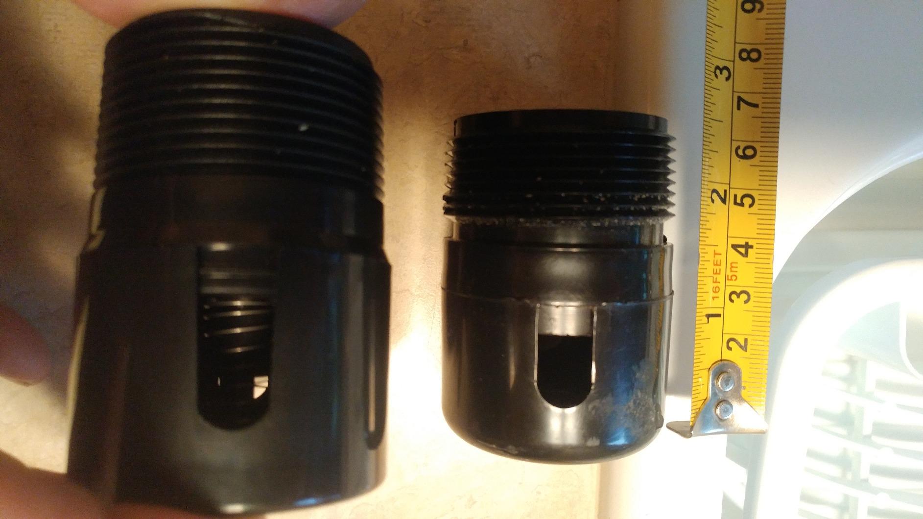 Oatey 39012 1.5 in. NPT ABS in-Line Vent, Black - Customer Photo 1