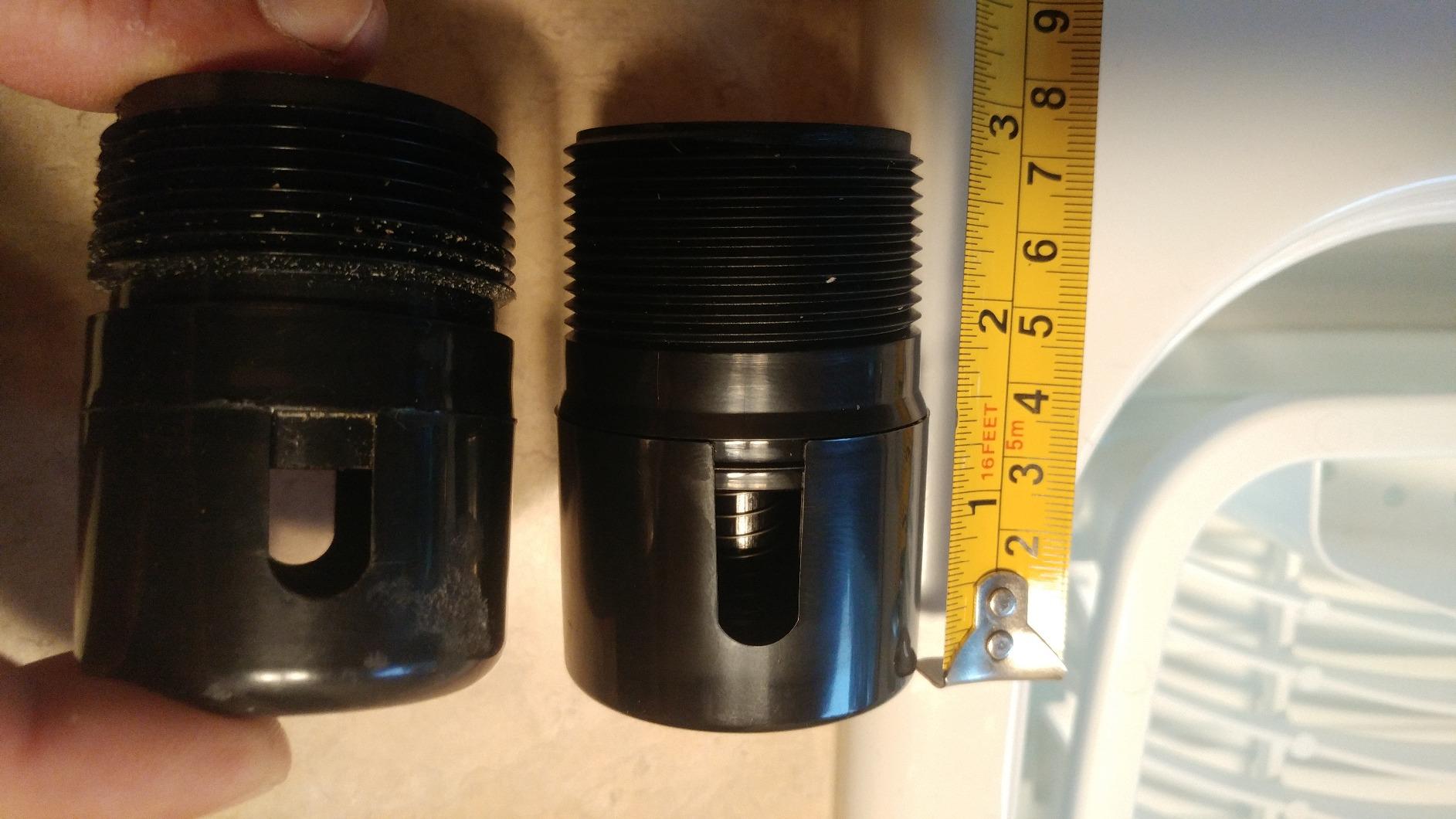 Oatey 39012 1.5 in. NPT ABS in-Line Vent, Black - Customer Photo 2