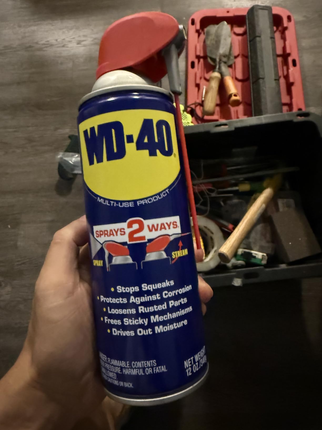WD-40 Multi-Use Product with Smart Straw Sprays 2 Ways, 11 OZ - Customer Photo 1
