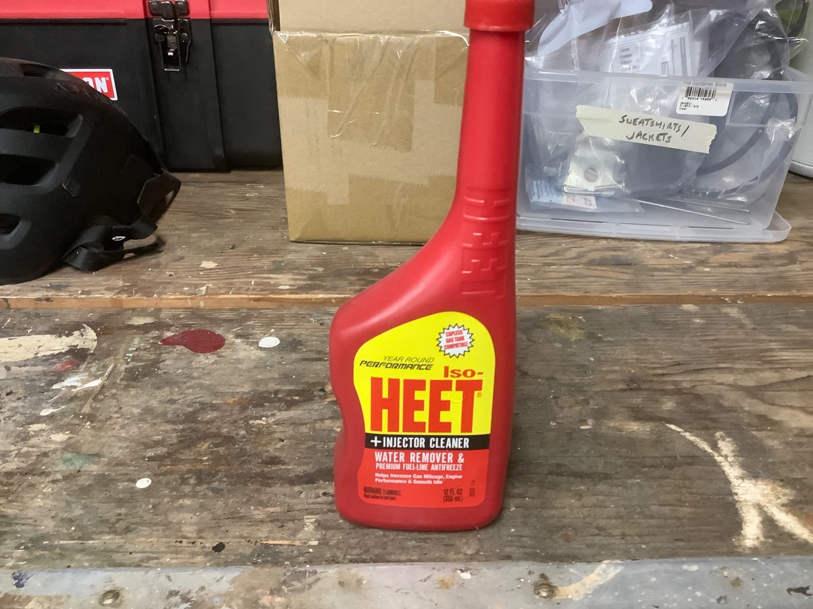 Heet Iso-HEET Water Remover And Premium Fuel Line Antifreeze + Injector Cleaner Helps Increase Gas Mileage Improves Engine Performance Year Round Performance, 12 fl. oz. (28202) , Red - Customer Photo 3