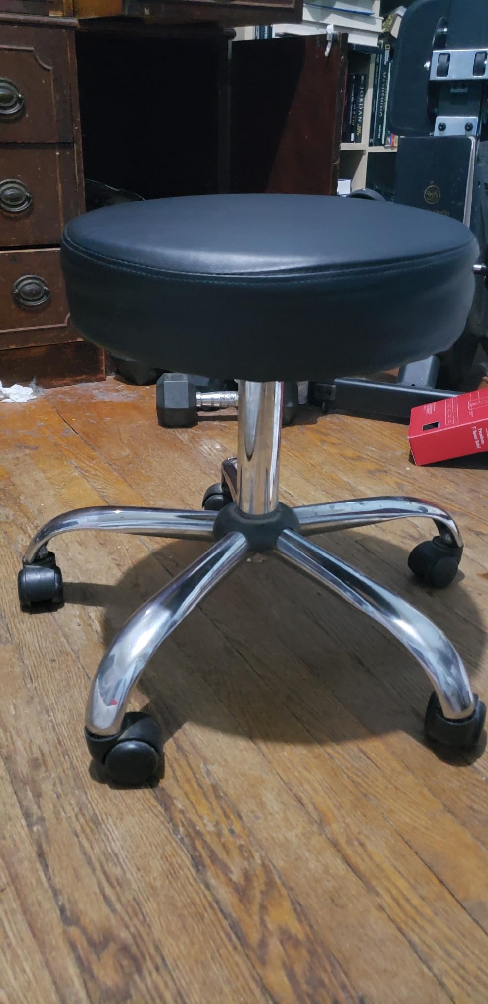 Boss Office Products Be Well Medical Spa Stool in Black - Customer Photo 1