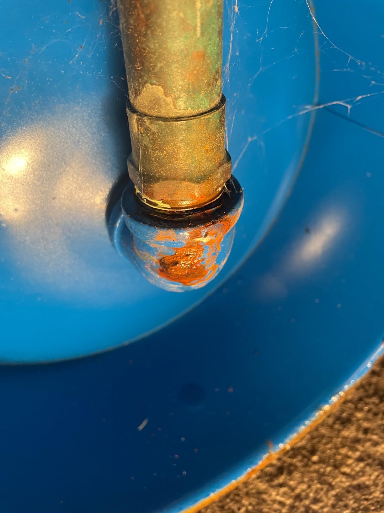 Water Worker 25005 32Gal Vertical Well Tank, 32-Gallon, Blue - Customer Photo 1