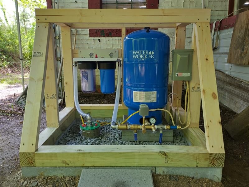 WaterWorker 25009 20Gal Vertical Well Tank, 20 Gallon, Blue - Customer Photo 1