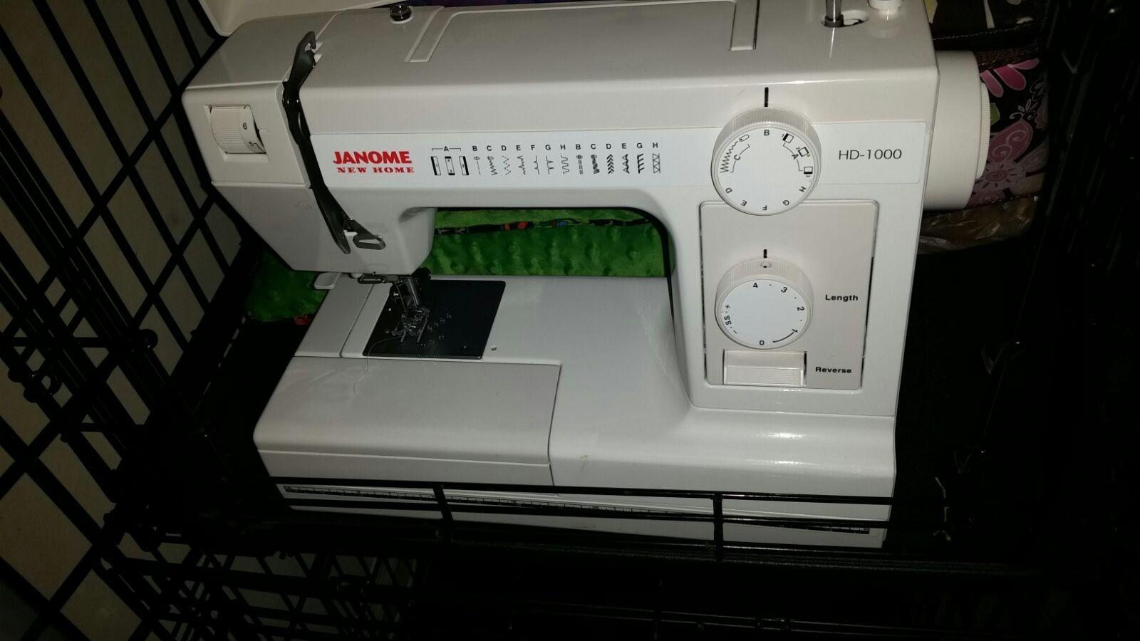 Janome HD1000 Heavy-Duty Sewing Machine with 14 Built-In Stitches Customer Review Janome HD1000 Heavy-Duty Sewing Machine with 14 Built-In Stitches - Customer Photo 1