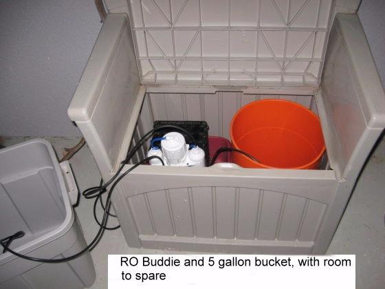 Aquatic Life RO Buddie 4-Stage Reverse Osmosis Deionization Water Filter System RO/DI Filtration Units for Aquarium, 50 GPD - Customer Photo 1