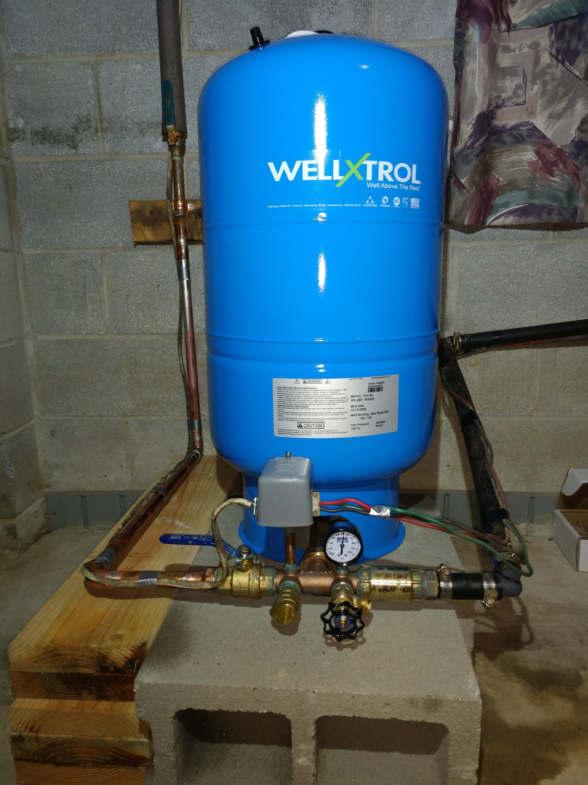 Amtrol WX-202 Well Pressure Tank - Customer Photo 2