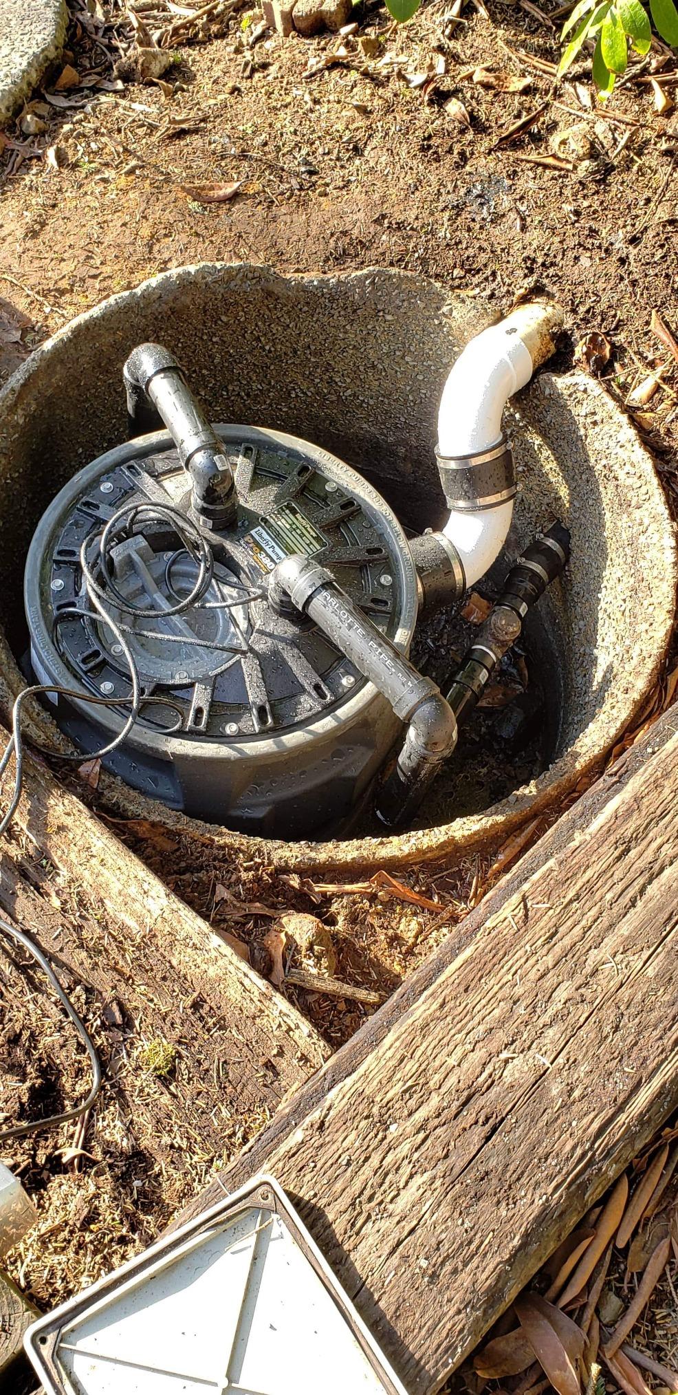 Liberty Pumps P382LE41 4/10-Horse Power 24 by 24-Inch Pro380 Series Simplex Sewage System - Customer Photo 2