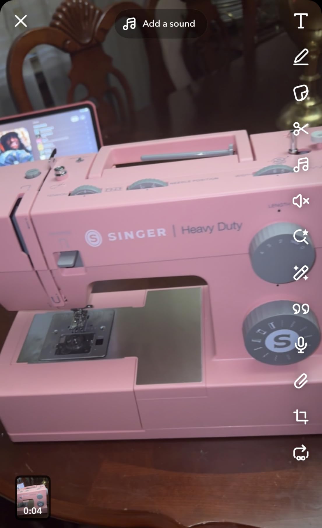 SINGER Heavy Duty 4411 High Speed Sewing Machine with Accessory Kit | Strong Motor With Enhanced Piercing Power, 69 Stitch Applications, Full Metal frame, 4-step Buttonhole & LED Light - Customer Photo 1