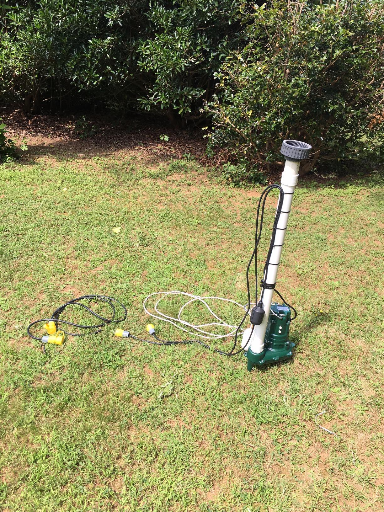 Zoeller Waste-Mate 267-0001 Sewage Pump, 1/2 HP Automatic – Heavy-Duty Submersible Sewage, Effluent or Dewatering Pump - Customer Photo 2