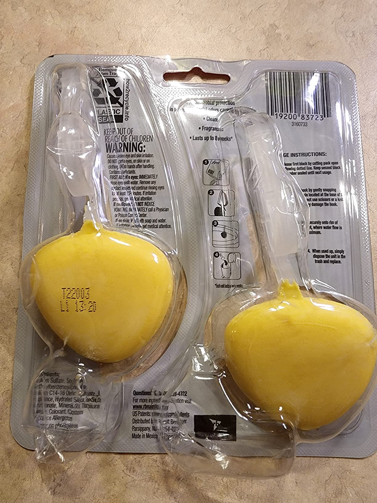 Lysol Automatic In-The-Bowl Toilet Cleaner, Cleans and Freshens Toilet Bowl, Atlantic Fresh Scent, 2 Count (Pack of 1) Customer Review Lysol Automatic In-The-Bowl Toilet Cleaner, Cleans and Freshens Toilet Bowl, Atlantic Fresh Scent, 2 Count (Pack of 1) - Customer Photo 2