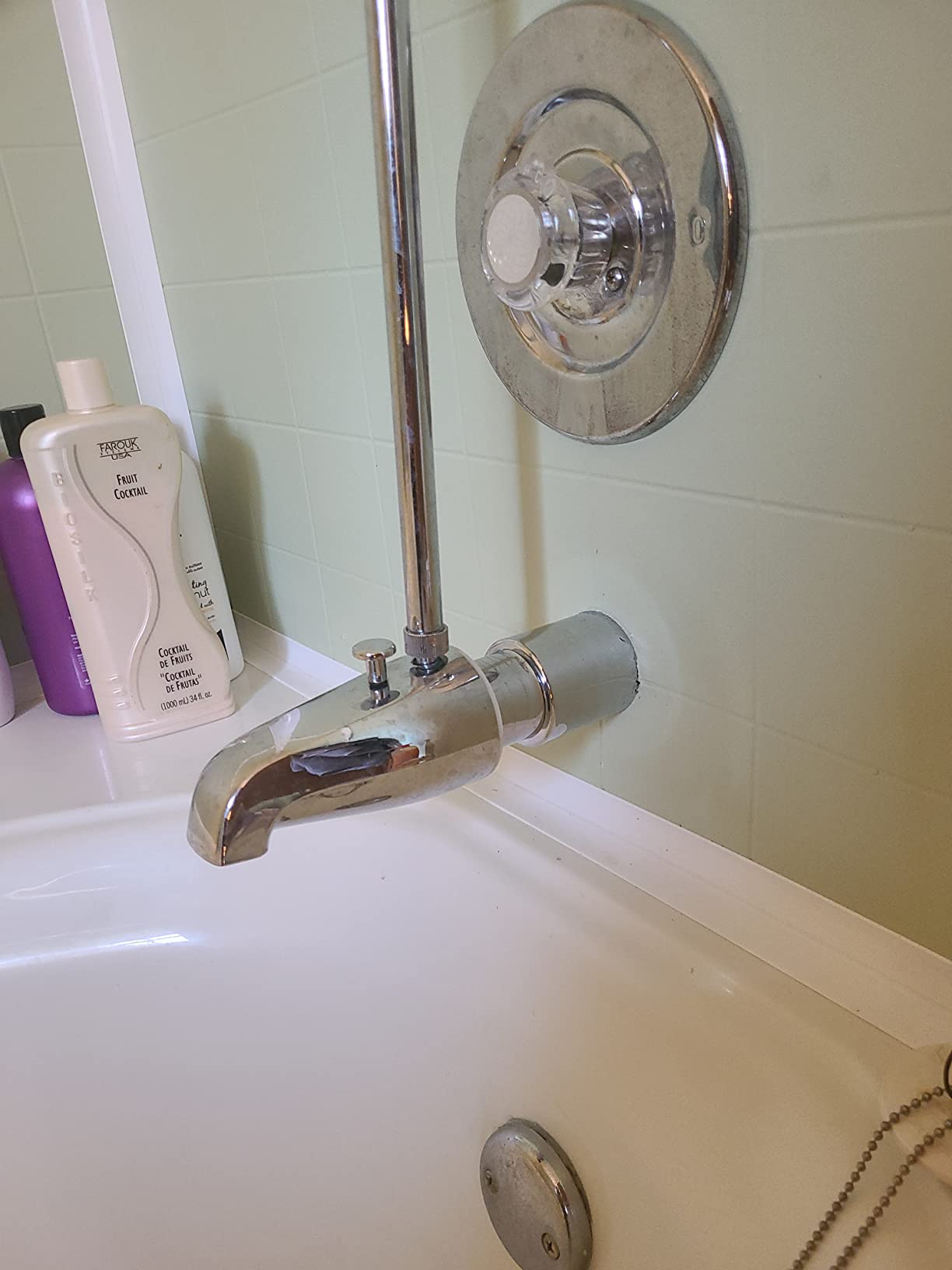 EZ-FLO Spout-Type Add-On Shower Unit, Chrome, 11120 Customer Review EZ-FLO Spout-Type Add-On Shower Unit, Chrome, 11120 - Customer Photo 3