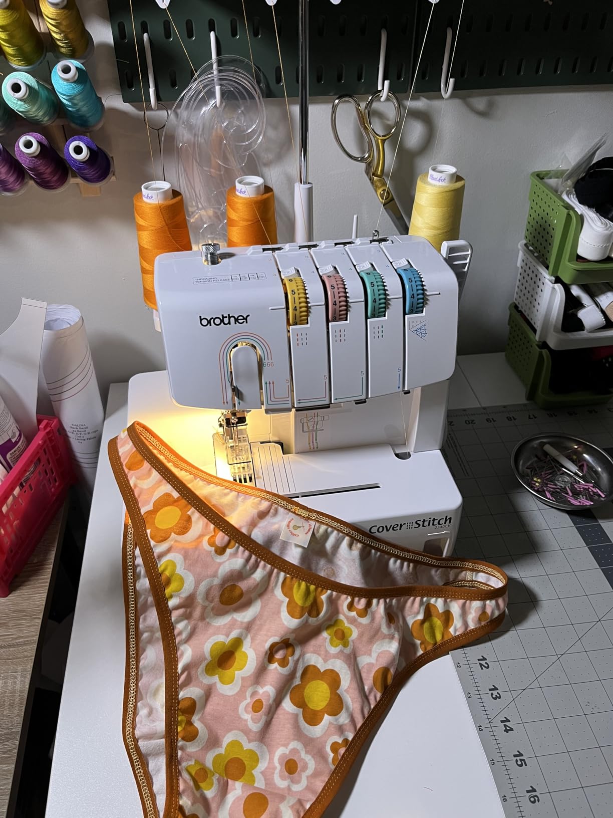 Brother Coverstitch Serger, 2340CV, Sturdy Metal Frame, 1,100 Stitches Per Minute, Trim Trap, Included Snap-on Presser Feet customer photo 1