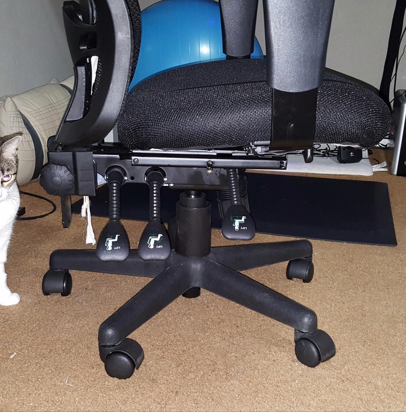 Alera Etros Series Petite Mid-Back Multifunction Mesh Chair, Black - Customer Photo 2