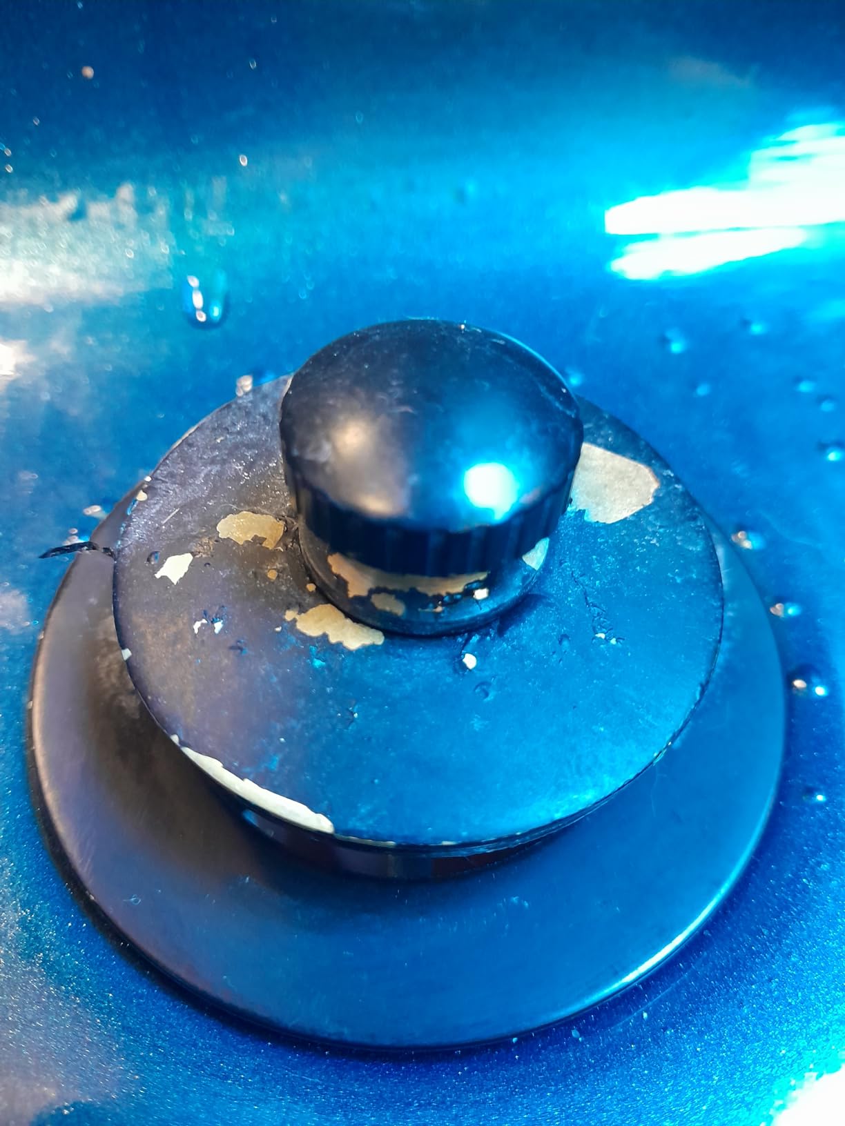 Westbrass Pull & Drain Sch. 40 PVC Bath Waste with One-Hole Top Elbow, Matte Black, D49721-62 - Customer Photo 4