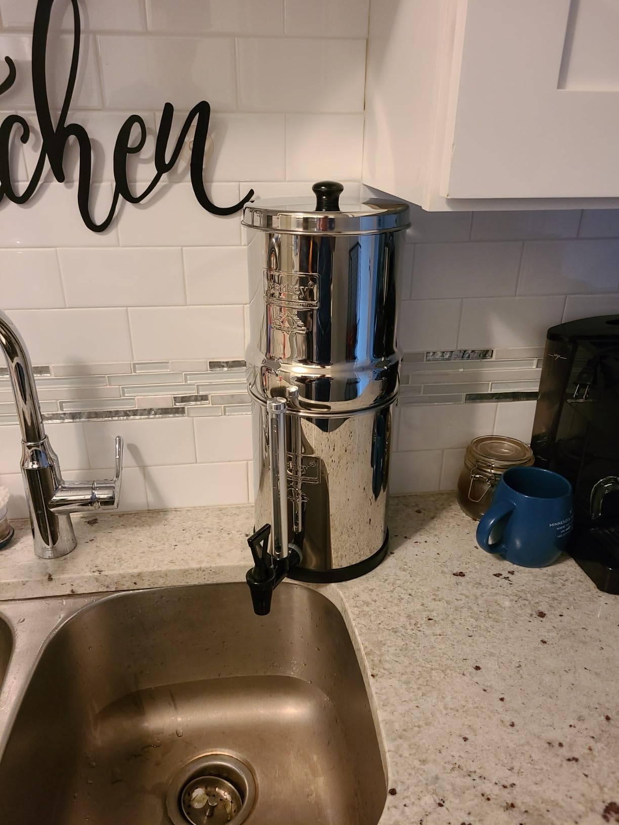 Travel Berkey Gravity-Fed Water Filter with 2 Black Berkey Elements–Enjoy Potable Water While Camping, RVing, Off-Grid, Emergencies, Every Day at Home - Customer Photo 2