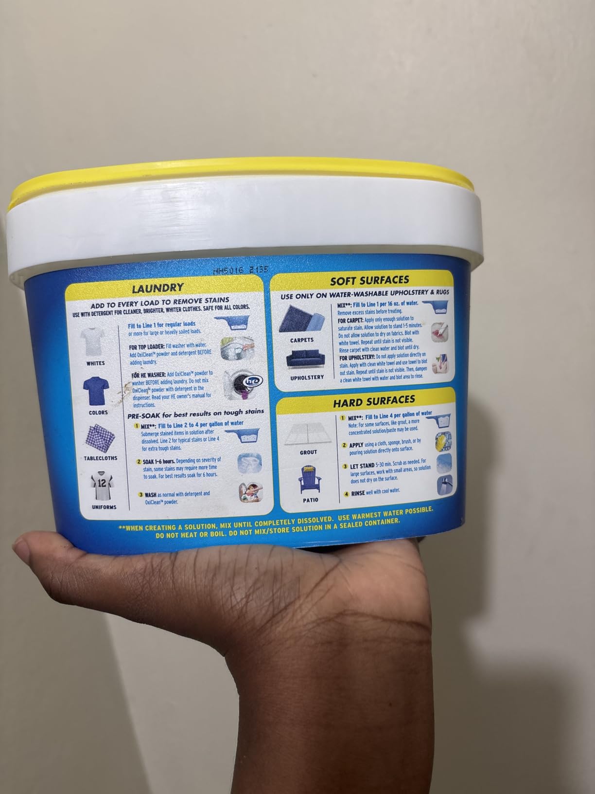OxiClean Versatile Stain Remover Powder, 5 lb Customer Review OxiClean Versatile Stain Remover Powder, 5 lb - Customer Photo 1