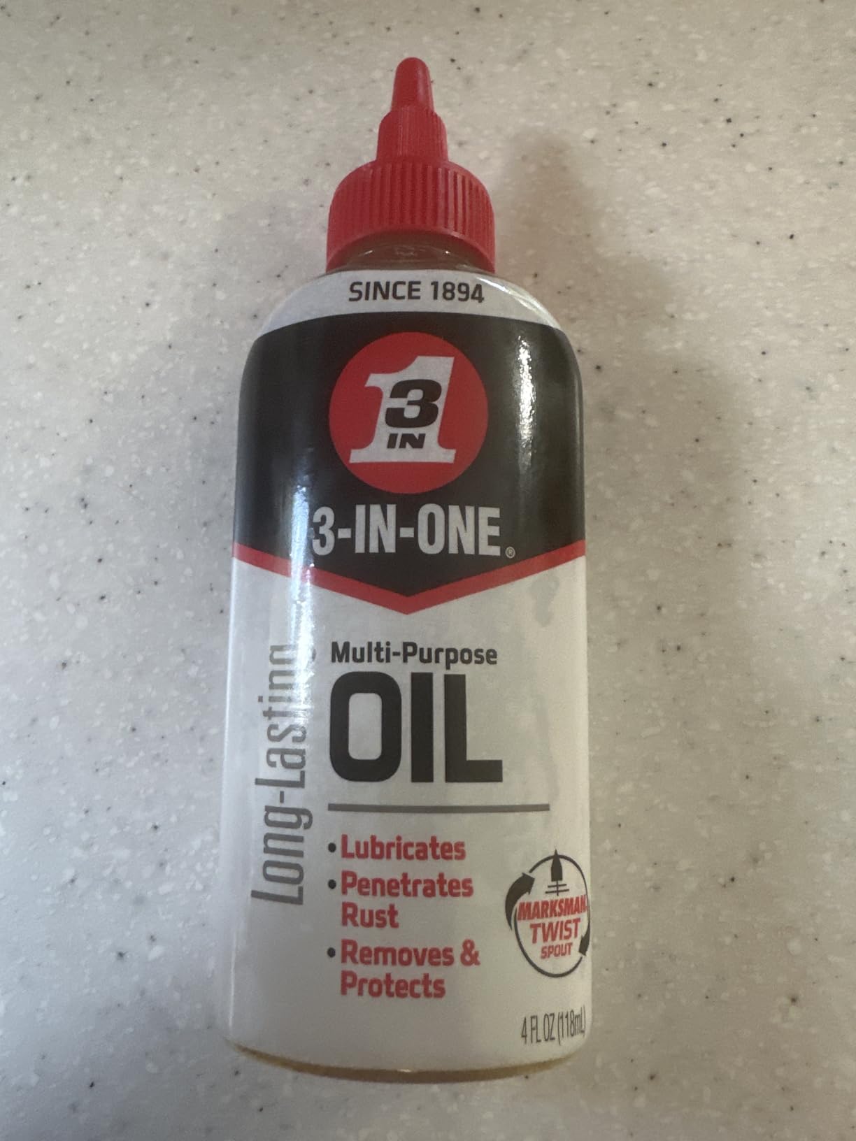 3-IN-ONE Fast-Acting Penetrant Drip Oil, 4 OZ Customer Review 3-IN-ONE Fast-Acting Penetrant Drip Oil, 4 OZ - Customer Photo 1