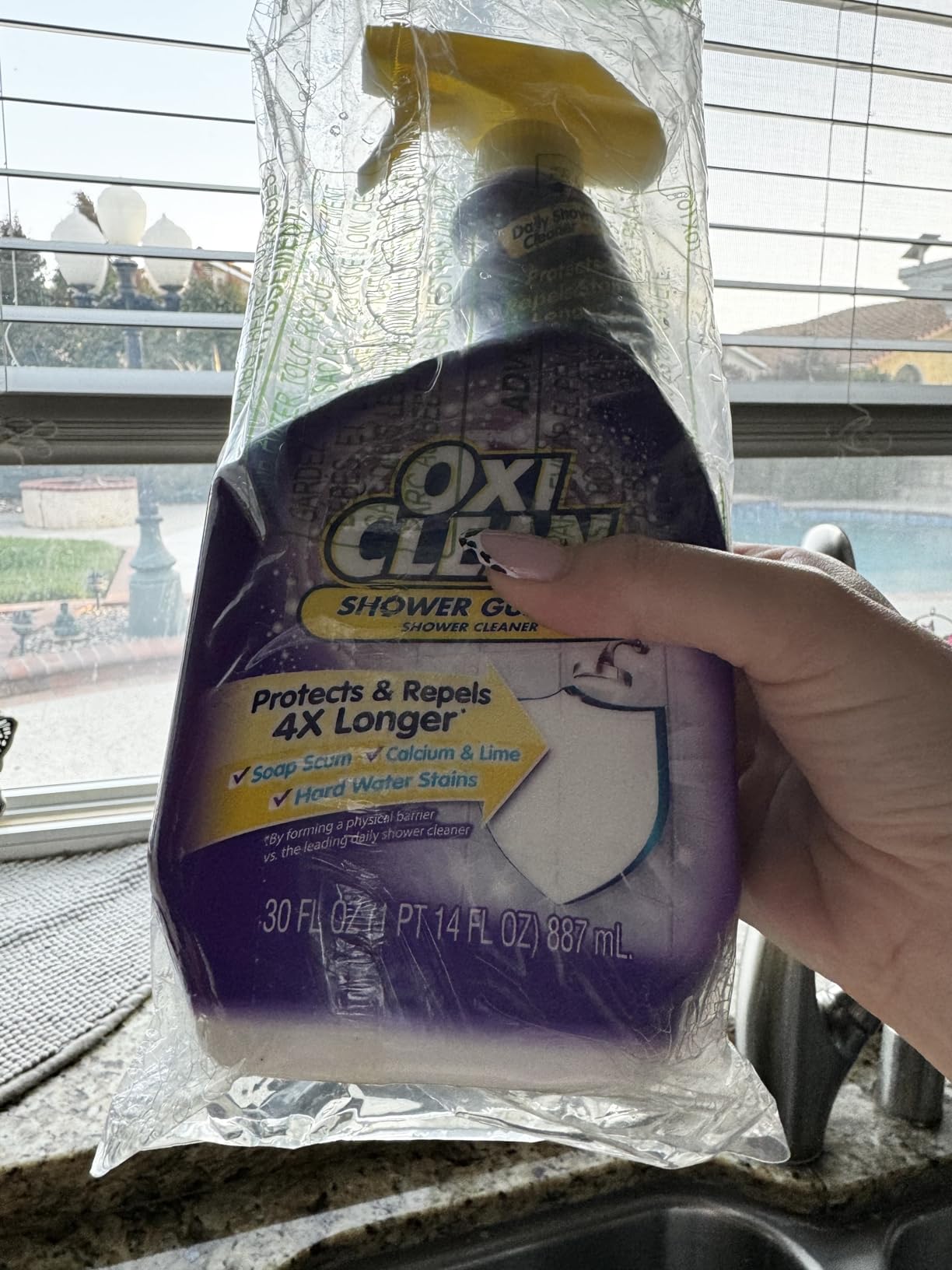 OxiClean Shower Guard Daily Shower Cleaner, 30 oz., Protects & Repels Stains - Customer Photo 2