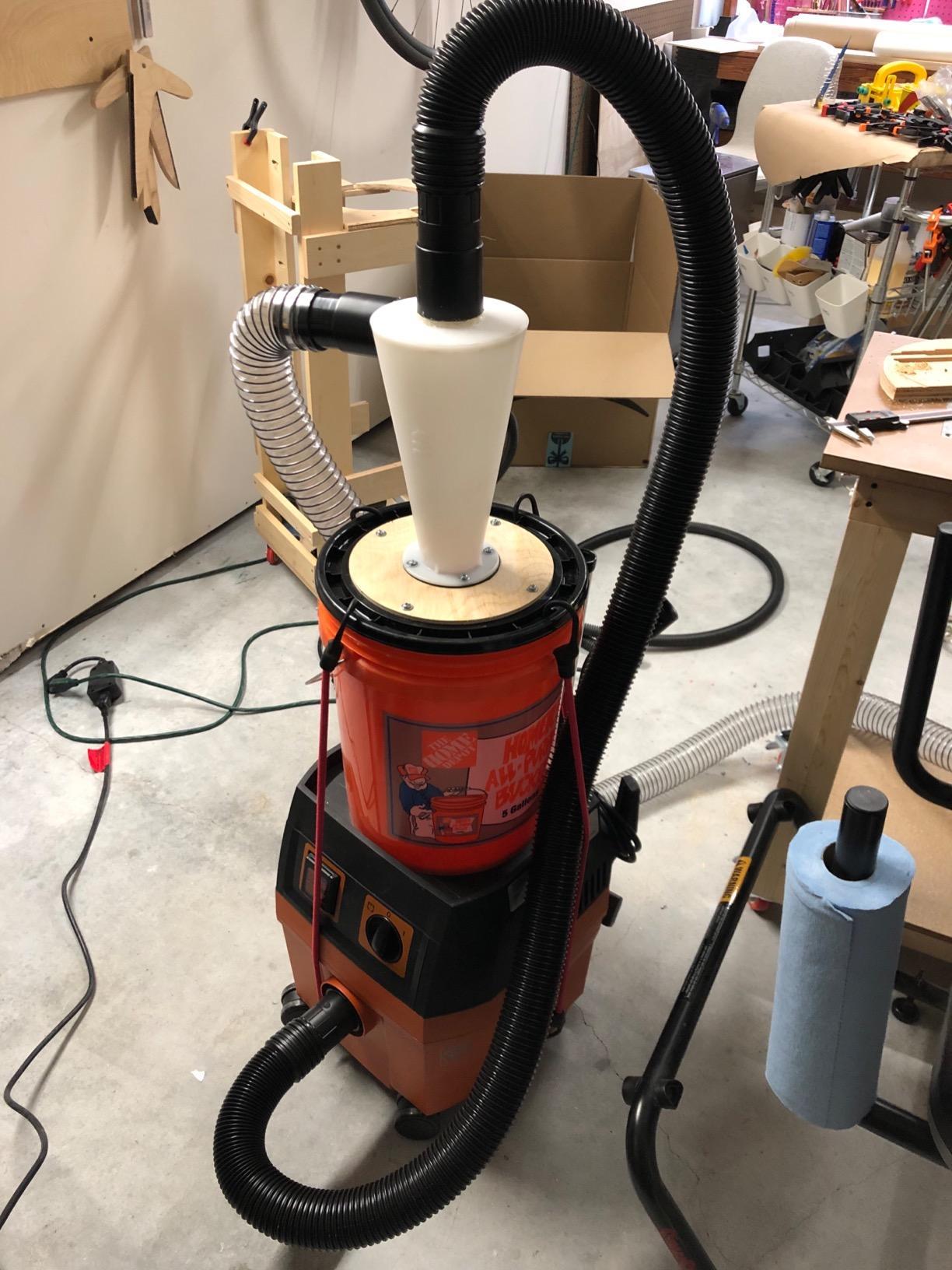 Fein Turbo I Wet/Dry Dust Extractor, Ultra-Quiet Vacuum - 5.8-Gallon Capacity, 151 CFM Suction, Anti-Static System, 13 ft Hose, 19 ft Cord, Includes Hose and Filter - 92035236090 customer photo 2