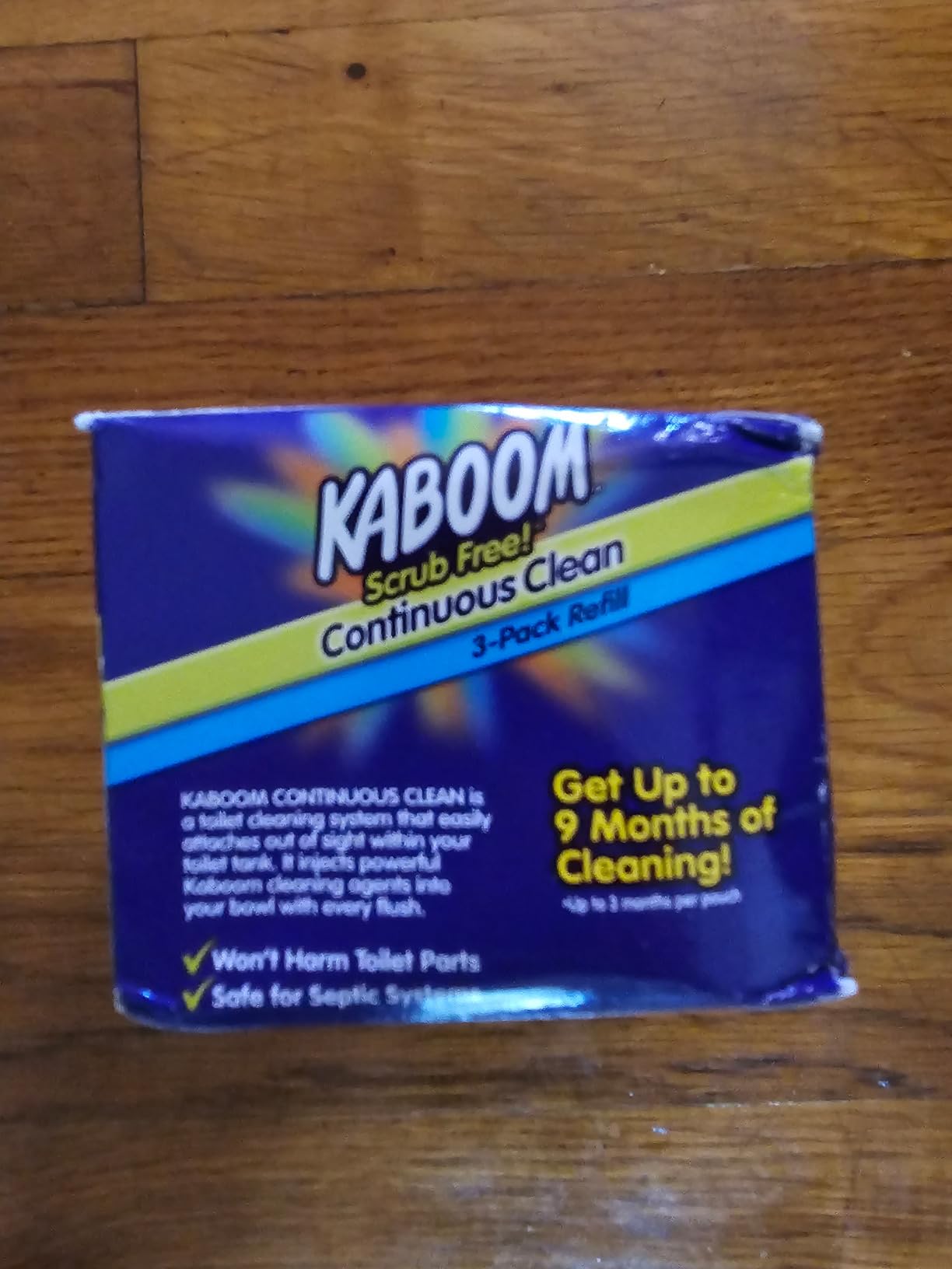 Kaboom Scrub Free! Toilet Bowl Cleaner System with 2 Refills Customer Review Kaboom Scrub Free! Toilet Bowl Cleaner System with 2 Refills - Customer Photo 1