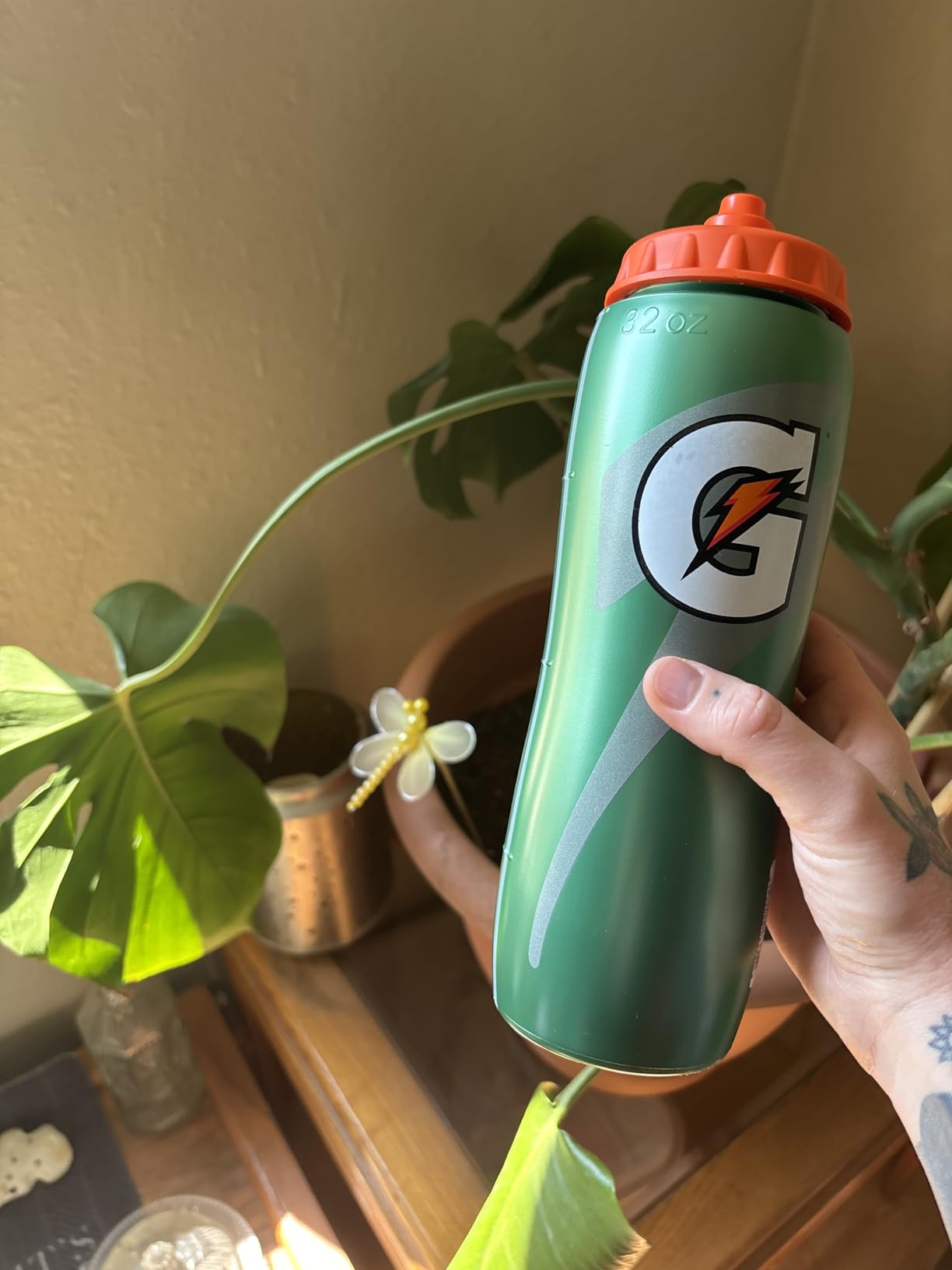Gatorade 32 Oz Squeeze Water Sports Bottle - Pack of 2 - New Easy Grip Design - Customer Photo 1