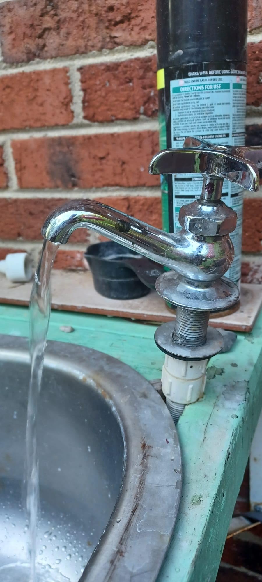 Central Brass 0239-P Single Handle Basin Faucet in Chrome Customer Review Central Brass 0239-P Single Handle Basin Faucet in Chrome - Customer Photo 2