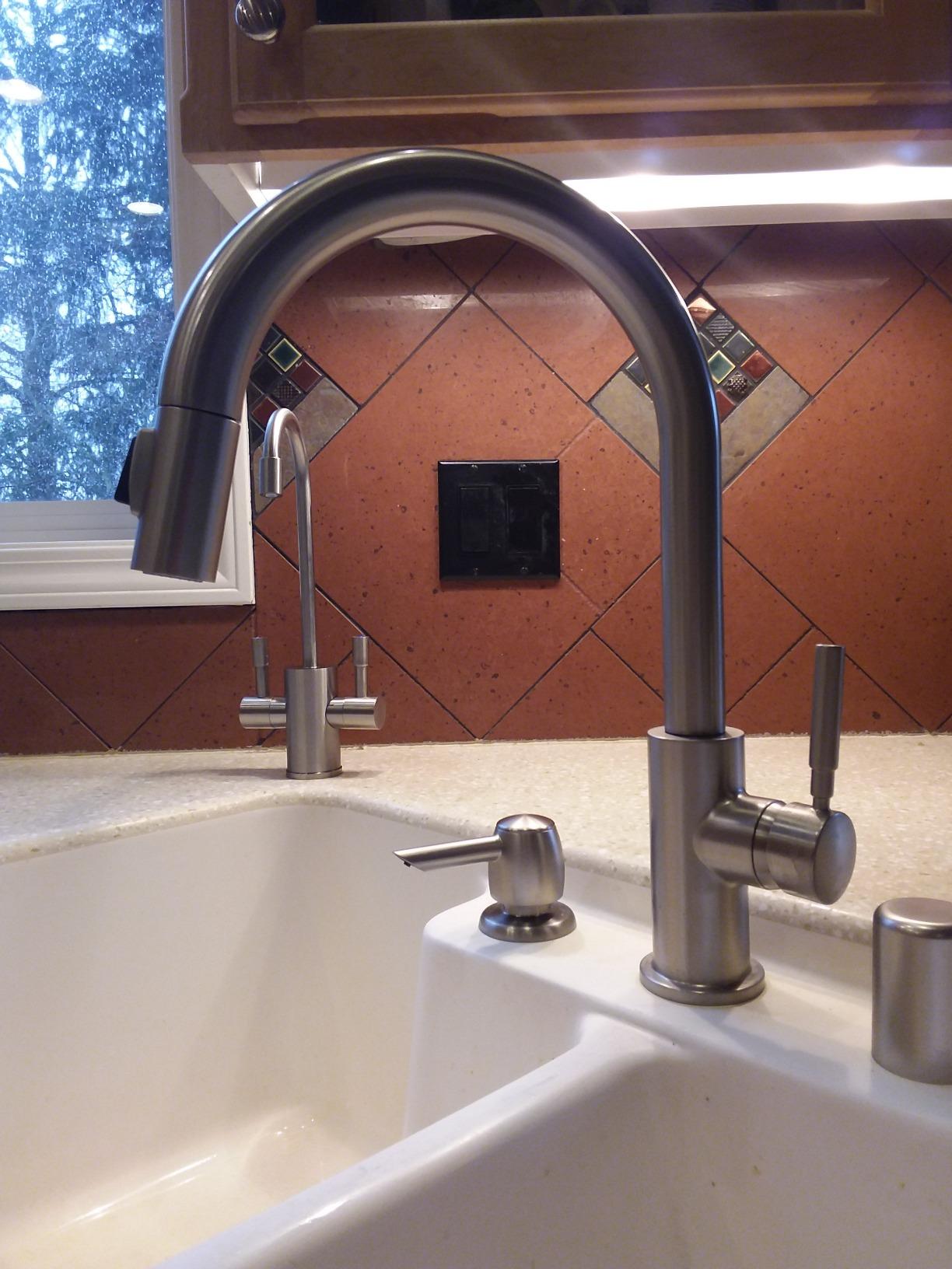 Ready Hot 41-RH-200-F560-BN Instant Hot Water Dispenser System, 2.5 Quarts, Manual Dial Dual Lever Hot and Cold Water Faucet Brushed Nickel - Customer Photo 2