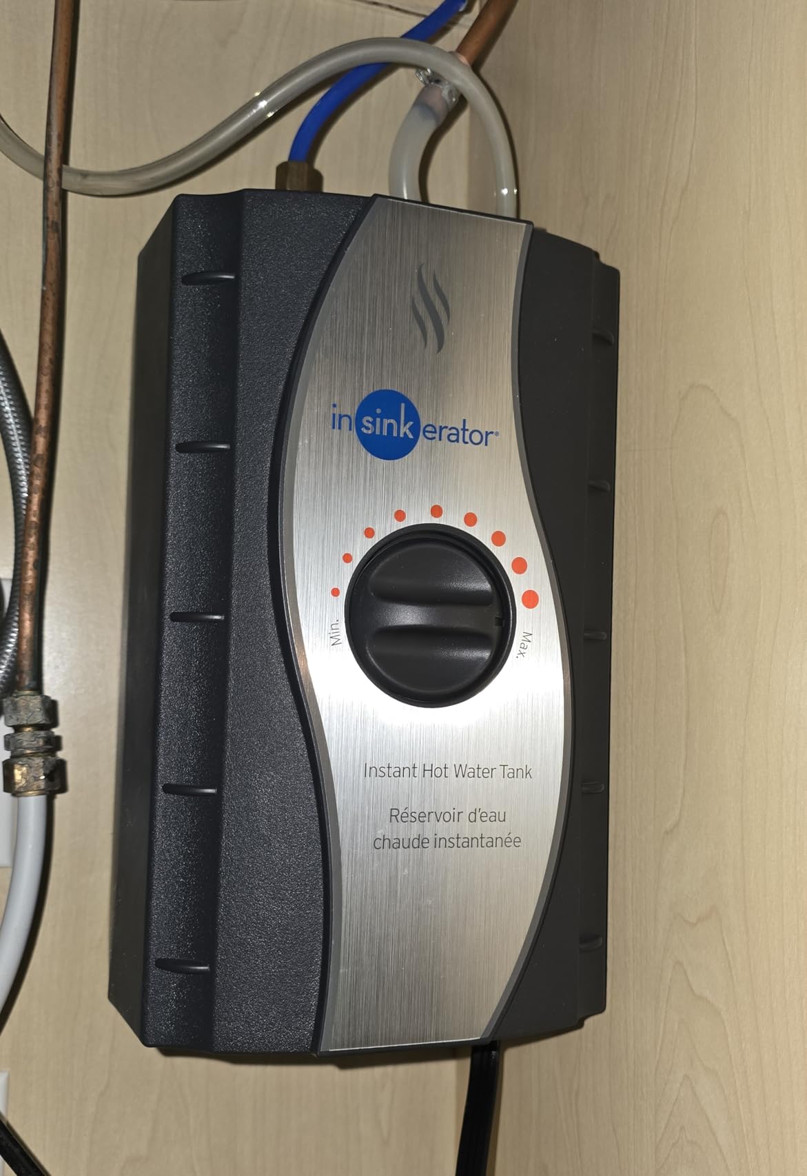 InSinkErator Instant Hot Water Tank, 2/3 Gallon Stainless Steel Tank, HWT-00 - Customer Photo 1